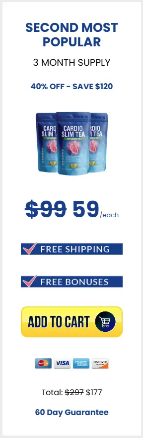 Cardio Slim Tea-3bottles-price